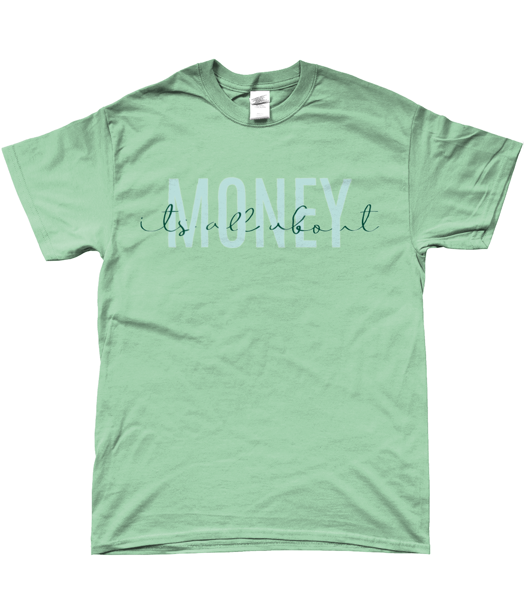 Islo Tee Lite Green - "It's All About Money" T-Shirt - IBT005