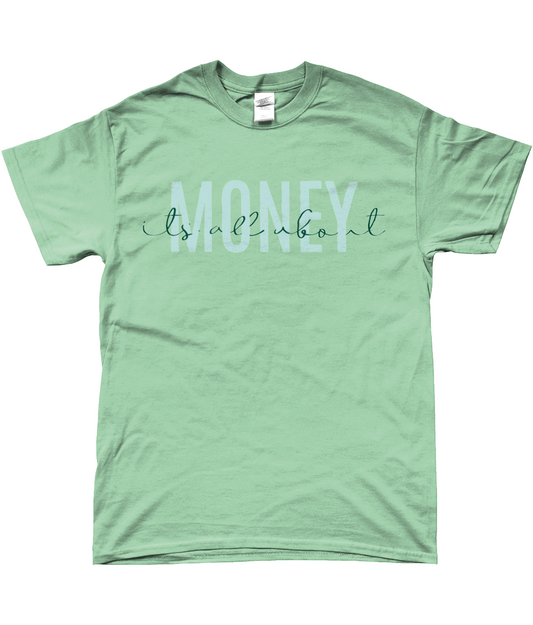 Islo Tee Lite Green - "It's All About Money" T-Shirt - IBT005