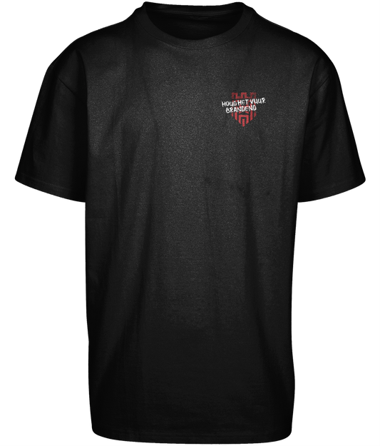 Oversized Casual Fit tshirt - 100% Cotton - Houd het vuur brandend - IBT028