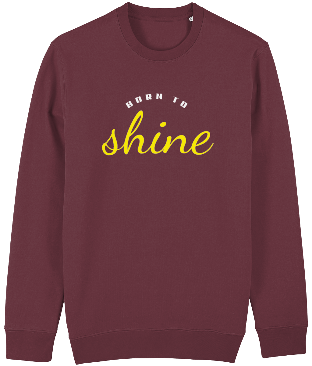 Islo Sweater Born to Shine - Premium Organic Cotton Blend - IBS001