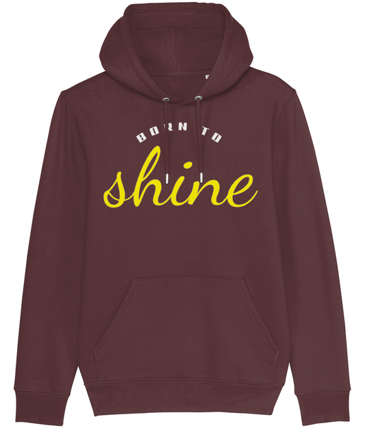 Islo Hoodie Born to Shine - Premium Organic Cotton Blend - IBH001