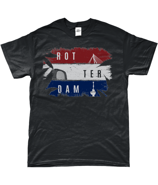 Islo Tee Rotterdam - Dutch Flag T-Shirt - 100% Cotton - IBT009